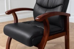 Arrediorg Sedia da conferenza Comforte in pelle