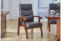 Arrediorg Sedia da conferenza Comforte in pelle