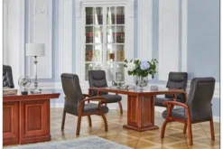 Arrediorg Sedia da conferenza Comforte in pelle
