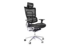 Arrediorg Sedia ergonomica da ufficio Ergo 800 in pelle colore