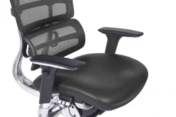 Arrediorg Sedia ergonomica da ufficio Ergo 800 in pelle colore