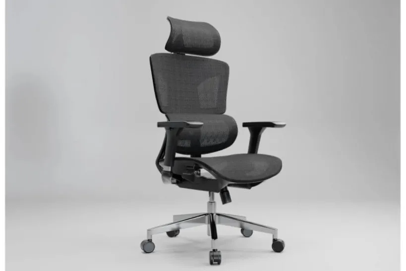 Arrediorg Sedia ergonomica ufficio nera ERGO OMEGA