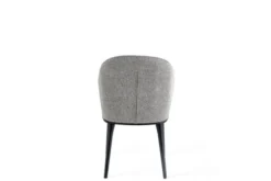Arrediorg Sedia imbottita grigia design moderno SIENA