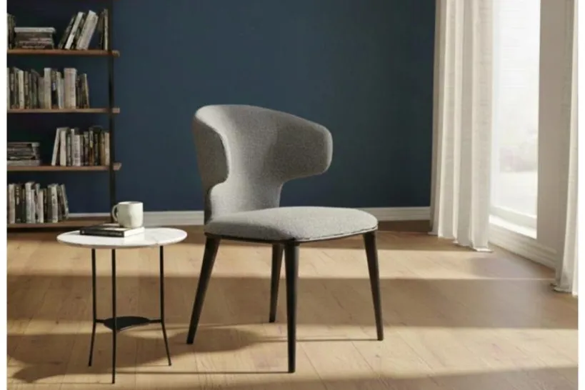 Arrediorg Sedia moderna in tessuto SERENE