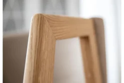 Arrediorg Sedia poltroncina rovere massello e velluto FORIO