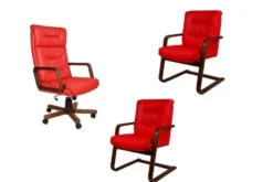 Arrediorg Set 3 poltrone ufficio dirigenziale+sedie ospiti SUPRA