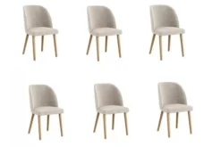 Arrediorg Set 6 sedie imbottite OLBIA