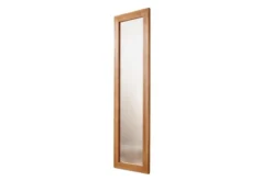 Arrediorg Specchio da ingresso in legno naturale oliato di