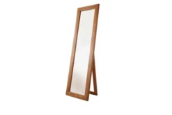 Arrediorg Specchio da terra cornice in legno naturale oliato di massello