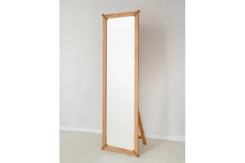 Arrediorg Specchio da terra moderno legno massello di
