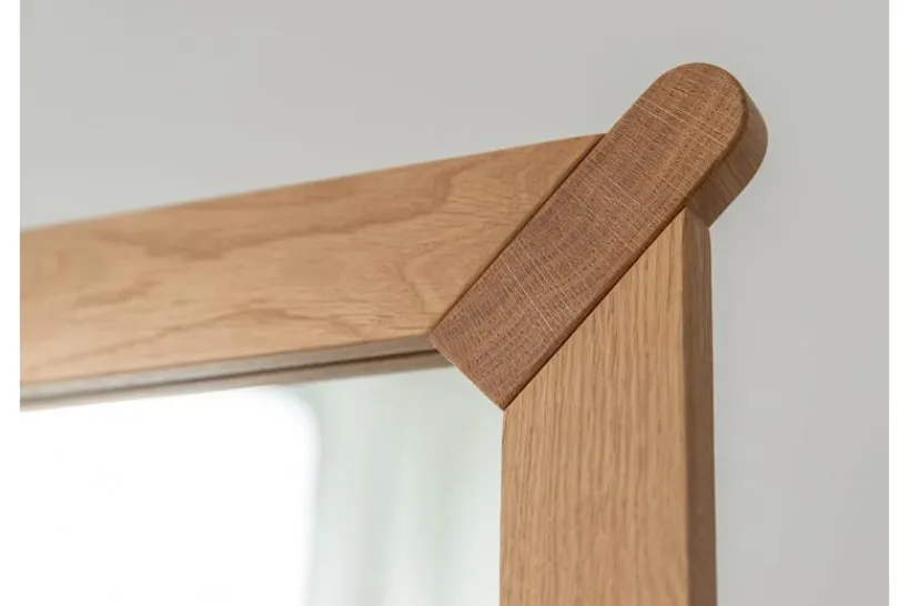 Arrediorg Specchio da terra moderno legno massello di