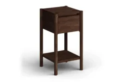 Arrediorg Tavolinetto moderno con cassetto rovere massello