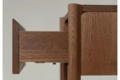 Arrediorg Tavolinetto moderno con cassetto rovere massello