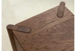 Arrediorg Tavolinetto moderno con cassetto rovere massello