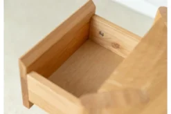 Arrediorg Tavolino basso con cassetto massello oliato