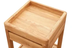 Arrediorg Tavolino piano incassato in legno naturale di oliato