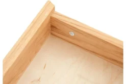 Arrediorg Tavolino piano incassato in legno naturale di oliato