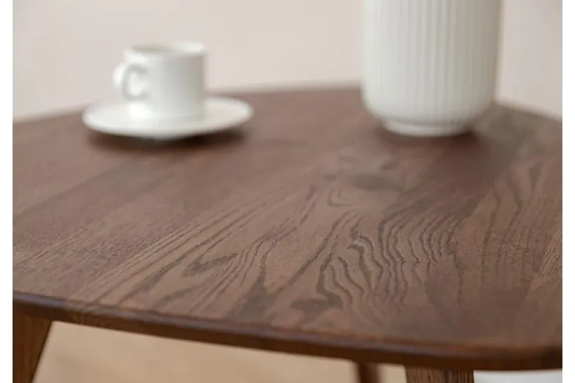 Arrediorg Tavolino rovere massello 95x96 cm Orbetello