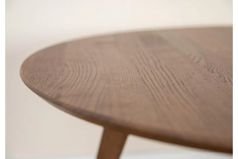 Arrediorg Tavolino rovere massello 95x96 cm Orbetello