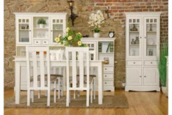 Arrediorg Tavolo allungabile in legno massello di pino shabby chic