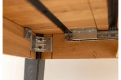 Arrediorg Tavolo allungabile in rovere massello con gambe da 120 a 165 cm Orbetello