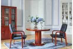 Arrediorg Tavolo classico rotondo da riunione 120 cm PRESTIGE G620