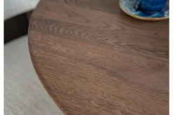 Arrediorg Tavolo rotondo allungabile da 110 cm a 160 cm rovere Orbetello