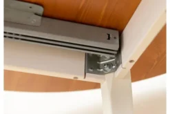 Arrediorg Tavolo rotondo allungabile pino massello bianco rovere 8/10 posti