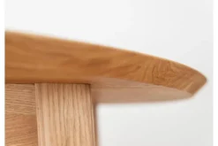 Arrediorg Tavolo rotondo in legno di massello naturale 90 cm ORBETELLO