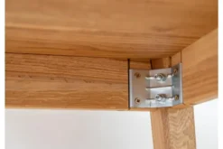 Arrediorg Tavolo rotondo in legno di massello naturale 90 cm ORBETELLO