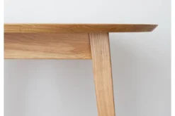 Arrediorg Tavolo rotondo in legno di massello naturale 90 cm ORBETELLO
