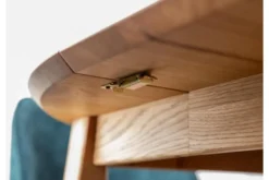 Arrediorg Tavolo rotondo in massello da pranzo allungabile da 90 cm a 140 cm Orbetello