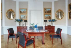 Arrediorg Tavolo sala riunione classico per ufficio PRESTIGE S610 1,6 Metri