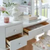 Arrediorg Toilette camera da letto con specchio Princess 806 colore Bianco