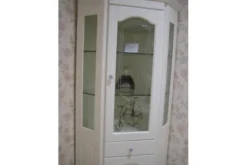 Arrediorg Vetrina ad angolo Princess 830 colore Bianco