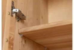 Arrediorg Vetrina alta 2 ante destra in legno naturale massello oliato