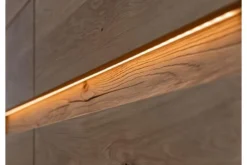 Arrediorg Vetrina moderna 2 ante apertura sinistra in legno massello oliato