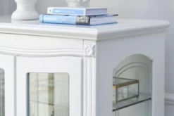 Arrediorg Vetrina provenzale bassa 2 anta Princess 860 colore Bianco