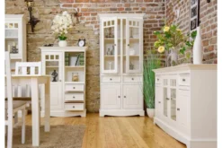 Arrediorg Vetrinetta shabby chic pino massello